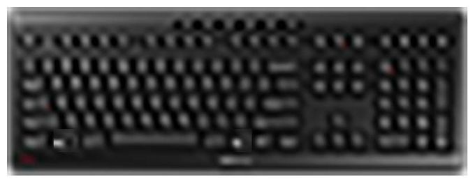 Universal Tastatur RF kabellos + USB 2.4 - 2.4835 GHz  Stream Wireless (Schwarz) 