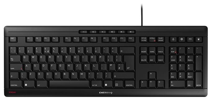 Büro Tastatur USB  Stream (Schwarz) 