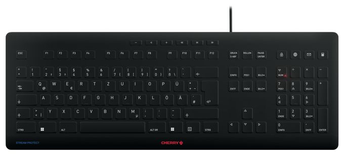 Universal Tastatur USB  Stream (Schwarz) 