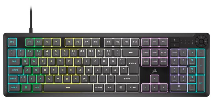 RGB-LED Gaming Tastatur USB  K55 Core (Grau) 