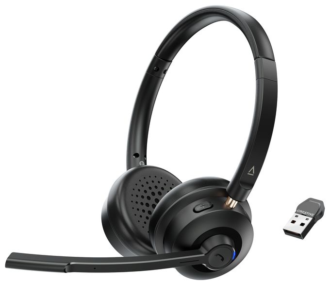 Ohraufliegender Bluetooth Kopfhörer kabelgebunden&kabellos  Chat Wireless (Schwarz) 