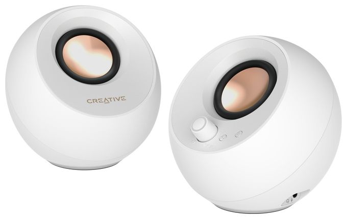 Creative Pebble Pro White 
