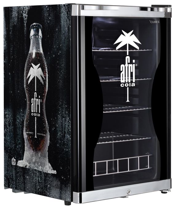 115 l Tischkühlschrank EEK: E 81 kWh Jahr  HighCube Afri Cola HC150E (Schwarz) 