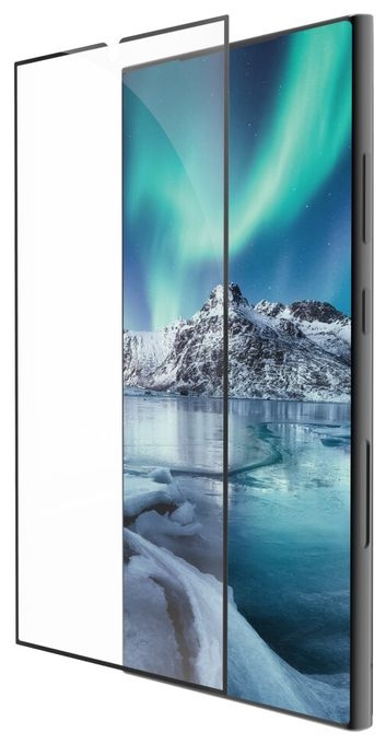 Klare Bildschirmschutzfolie Kunststoff für  Samsung Galaxy S24 Ultra Kratzresistent eco-shield 