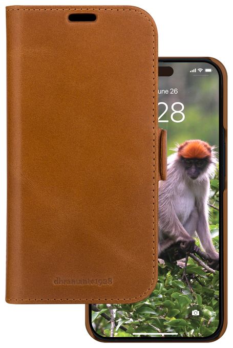 Folio für Apple iPhone 17e/16e/15/14/13  Lynge (Braun) 