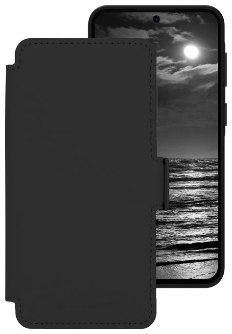 Geldbörsenhülle für Samsung Galaxy A57  Lynge ICON MAG (Schwarz) 