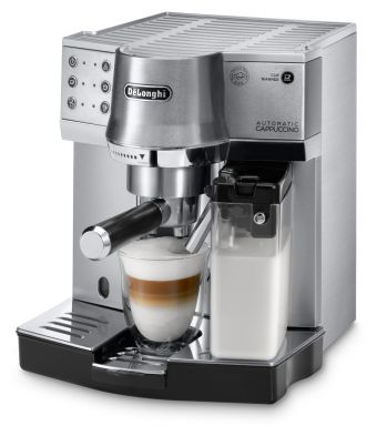 EC860.M Siebträger Kaffeemaschine 15 bar 1450 W (Silber) 