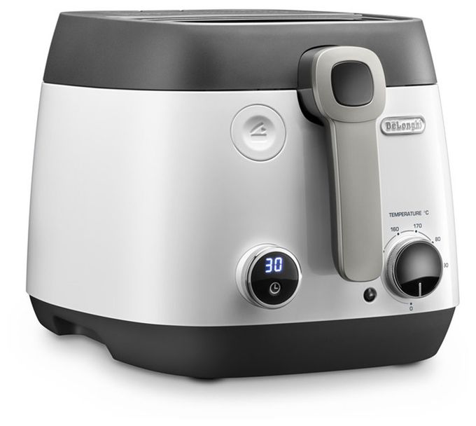 2,4 l 1800 W  DeLonghi FS6067 Fritteuse (Anthrazit, Weiß) 