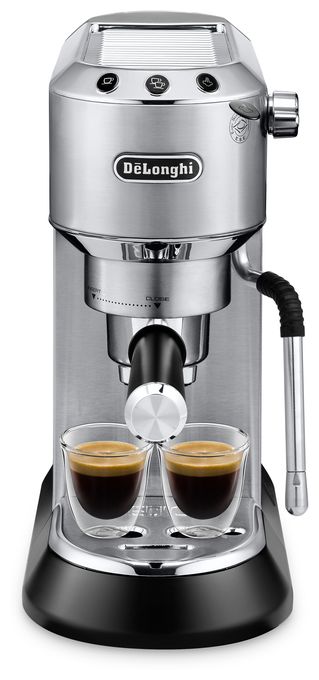 Siebträger Kaffeemaschine 15 bar 1300 W  EC885.M Dedica Arte (Silber) 