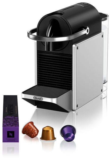 Nespresso Kapselmaschine 19 bar 1,0 l (Schwarz, Grau, Silber) EN127.S Pixie 