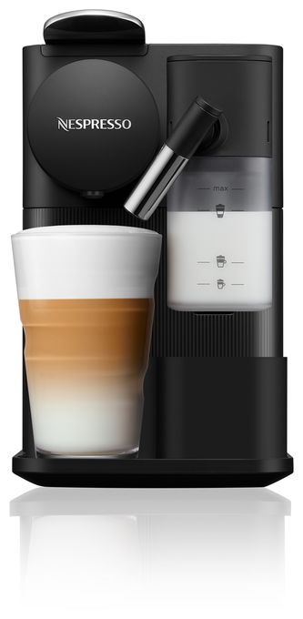 Nespresso Kapselmaschine 19 bar 1,0 l  EN510.B Lattissima One (Schwarz, Edelstahl) 