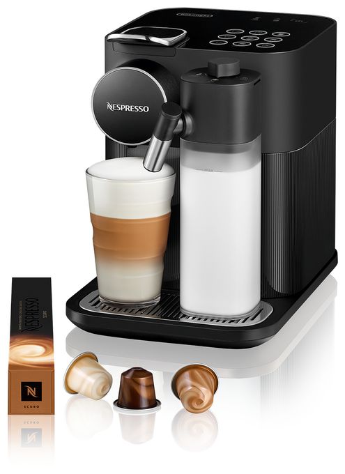 Nespresso Kapselmaschine 19 bar 1,0 l  EN640.B Gran Lattissima (Schwarz) 
