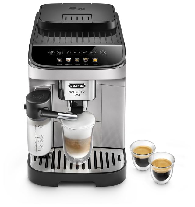 Kaffeevollautomat 15 bar 1,8 l 250 g  Magnifica Evo ECAM290.61.SB (Schwarz, Silber) 