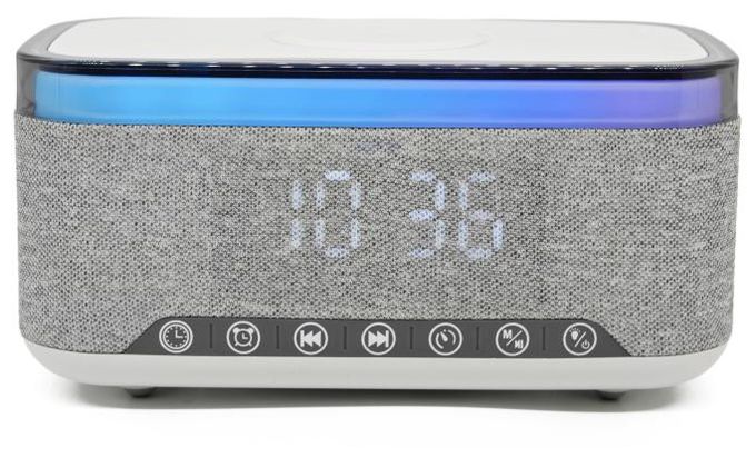 Bluetooth FM Radio Uhr  CRQ-225 (Grau) 