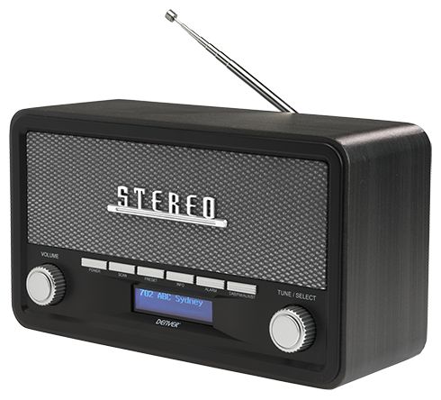 Bluetooth DAB+, FM Radio Tragbar  DAB-18 (Grau) 
