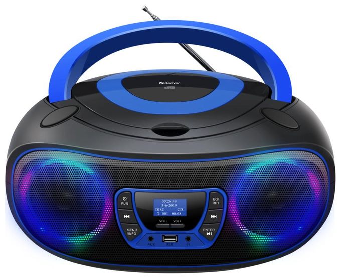 CD Payer DAB+, FM Radio  TDB-212BU (Blau) 