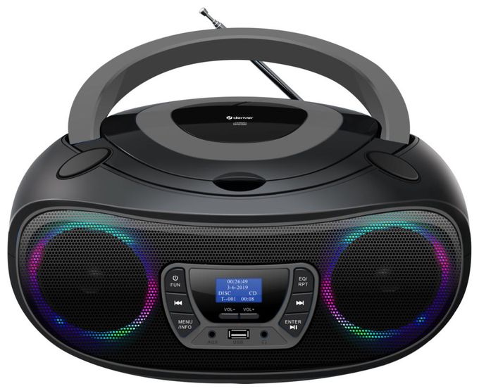 CD Payer DAB+, FM Radio  TDB-212GR (Grau) 