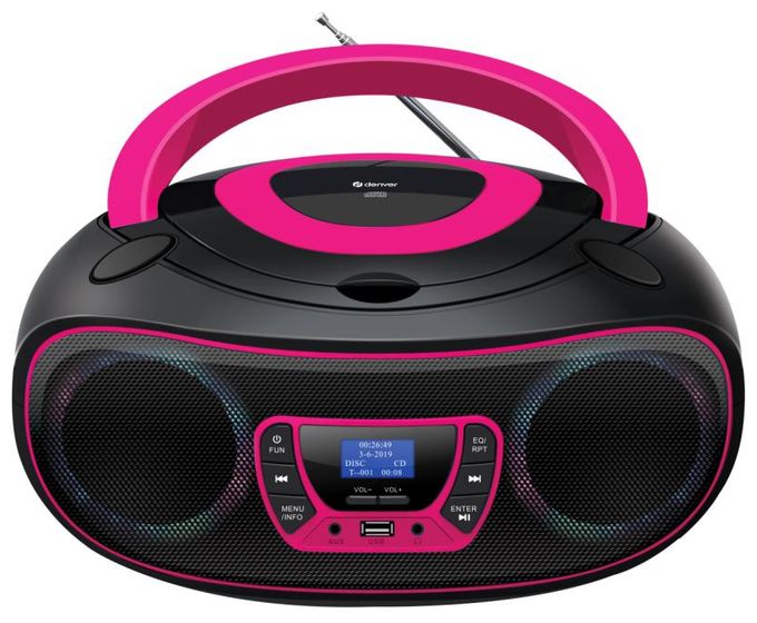 CD Payer DAB+, FM Radio  TDB-212P (Pink) 