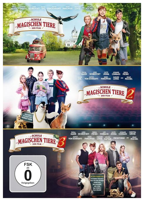 Die Schule der magischen Tiere 1-3 (DVD) 