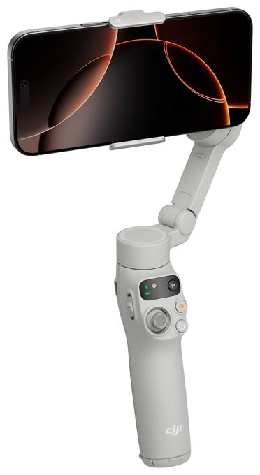 Stativ Gimbal für Smartphone faltbar Bluetooth  Osmo Mobile 7 Gimbal-Stabilisator (Weiß) 