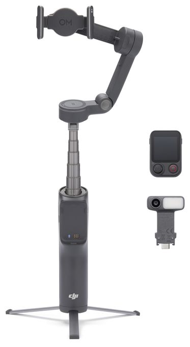 Stativ Gimbal für Smartphone faltbar Bluetooth  Osmo Mobile 8P Advanced Tracking Combo (Schwarz) 