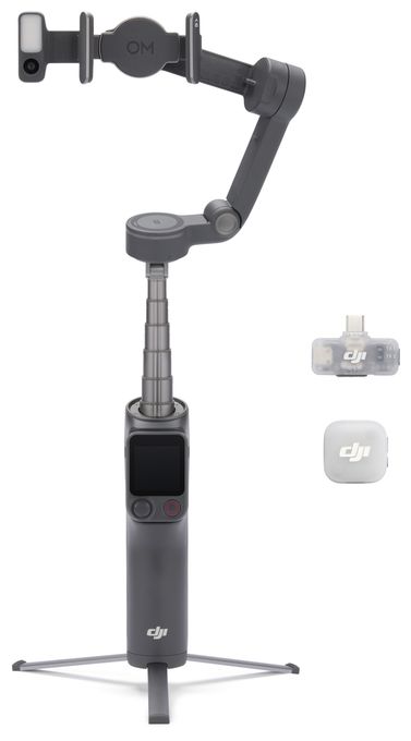 Stativ Gimbal für Smartphone faltbar Bluetooth  Osmo Mobile 8P Creator Combo (Schwarz) 