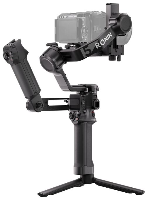 Stativ Gimbal für Kamera faltbar Bluetooth  RS5 Combo (Schwarz) 