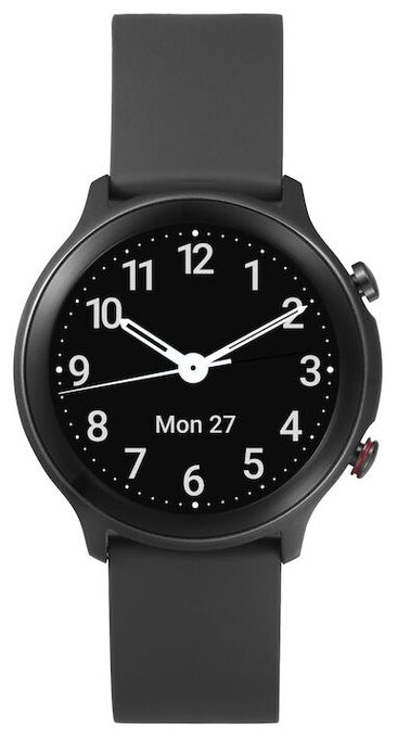 Digital 44 mm Smartwatch Rund IP68  380600 Watch (Schwarz) 