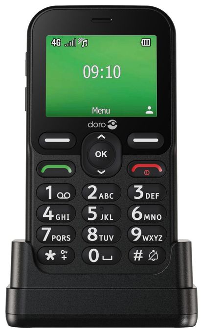 4G Smartphone 6,1 cm (2.4 Zoll 1 GHz 0,3 MP Single SIM  Leva E10 (Schwarz) 