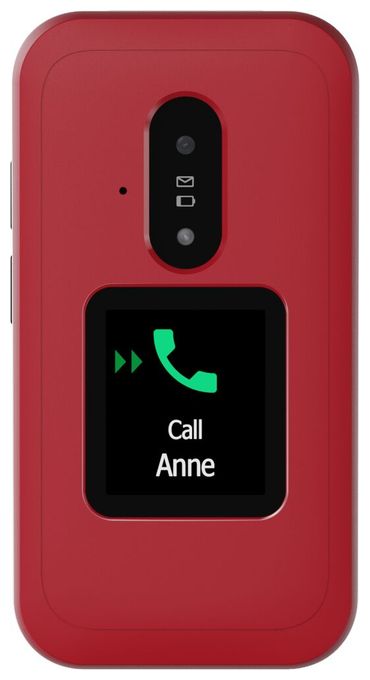 4G Smartphone 7,11 cm (2.8 Zoll) 0,3 MP Single SIM  Leva E30 (Rot, Weiß) 