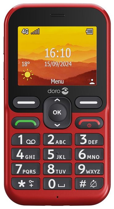 4G Smartphone 6,1 cm (2.4 Zoll 2 MP Single SIM  Leva L10 (Rot) 