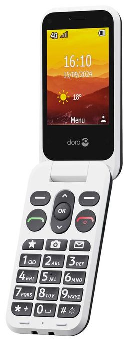 4G Smartphone 7,11 cm (2.8 Zoll) 2 MP Single SIM  Leva L20 (Schwarz, Weiß) 