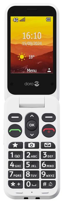 4G Smartphone 7,11 cm (2.8 Zoll) 2 MP Single SIM  Leva L30 (Schwarz, Weiß) 