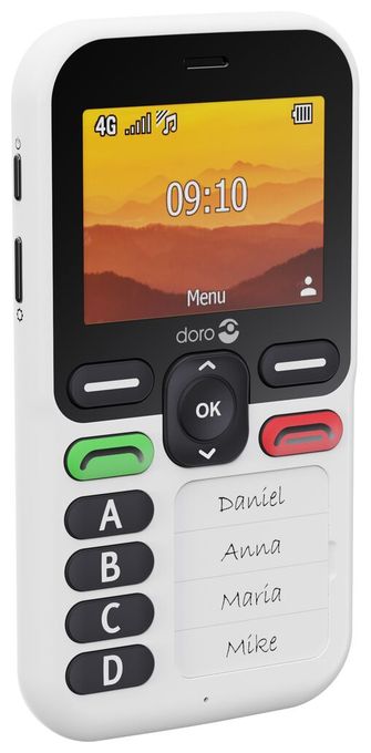 4G Smartphone 6,1 cm (2.4 Zoll 1 GHz Single SIM  Leva X10 (Schwarz, Weiß) 