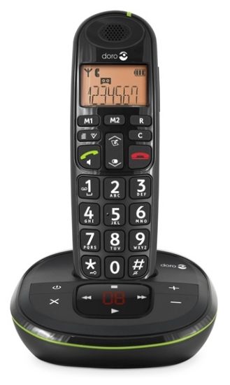 DECT-Telefon  PhoneEasy 105wr (Schwarz) 