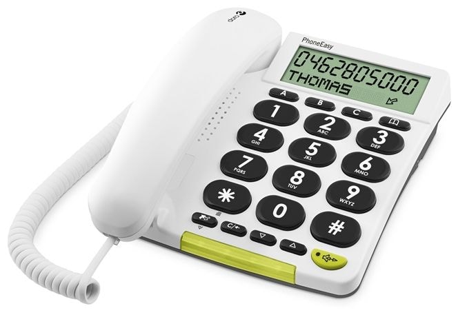 Analoges Telefon  PhoneEasy 312cs (Weiß) 