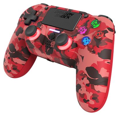 Analog / Digital Gamepad für PlayStation PS4  Mizar (Camouflage, Rot) 