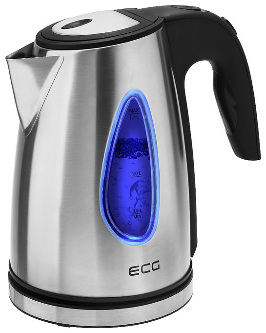 1,7 l Wasserkocher 2000 W  RK1740 (Schwarz, Edelstahl) 