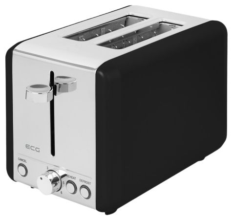 Toaster 925 W 2 Scheibe(n) 6 Stufen  ST2708 Tradizione Nero (Schwarz, Edelstahl) 