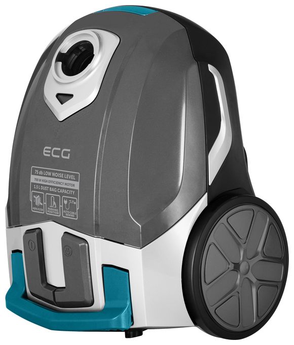 Bodenstaubsauger Beutellos 700 W HEPA  VP S1050 (Türkis, Grau) 