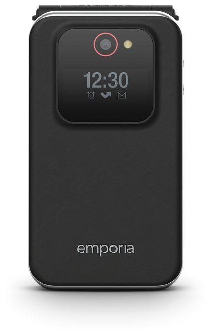 4G Smartphone 7,11 cm (2.8 Zoll) 2 MP Single SIM  Joy V228 Seniorenhandy (Schwarz) 