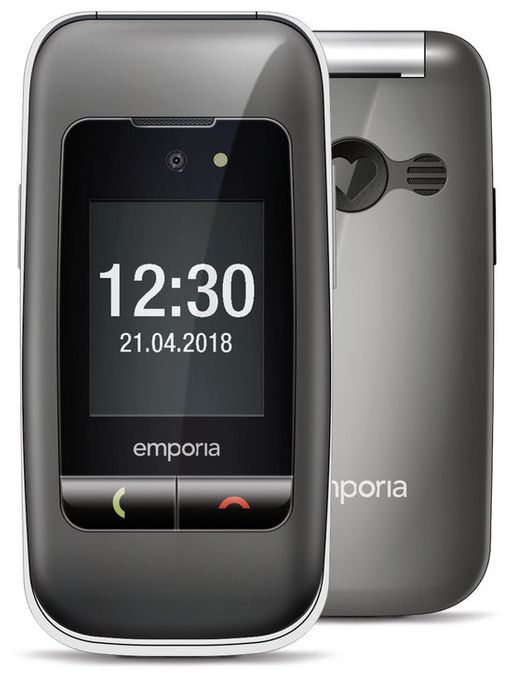 2G Smartphone 6,1 cm (2.4 Zoll 2 MP  One (Schwarz, Grau) 