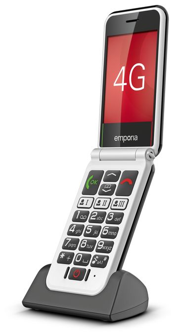 4G Smartphone 7,11 cm (2.8 Zoll) Single SIM  SimpliCity glam (Schwarz) 