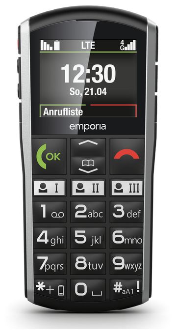 4G Smartphone 5,08 cm (2 Zoll) Single SIM  SimpliCity V27 (Schwarz, Silber) 