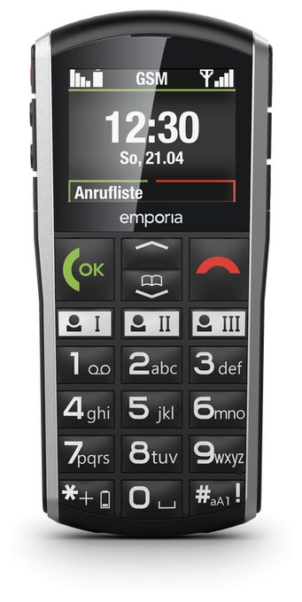 2G Smartphone 5,08 cm (2 Zoll)  SimpliCity V27 (Schwarz, Silber) 