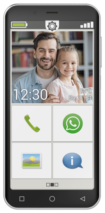 Smart 4 4G Smartphone 12,7 cm (5 Zoll) 32 GB 1,5 GHz Android 13 MP Einzelne Kamera Kamera Single SIM (Schwarz) 