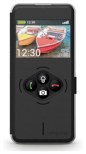 Folio für Emporia SMART.6lite, SMART.7lite, ME.7  Smartcover (Schwarz) 