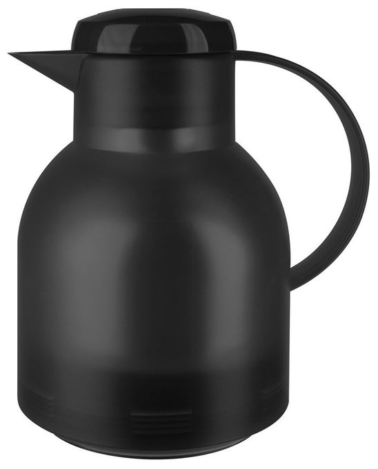  504235 SAMBA Quick Press Isolierkanne 1,0l Glas-Isolierkolben (Schwarz) 