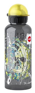  518131 Teens Tritan Trinkflasche Skull 0,6l spülmaschinengeeignet (Mehrfarbig) 