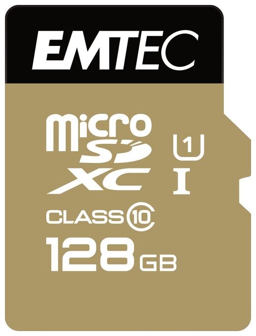 MicroSDXC Speicherkarte 128 GB Klasse 10 ECMSDM128GXC10GP 